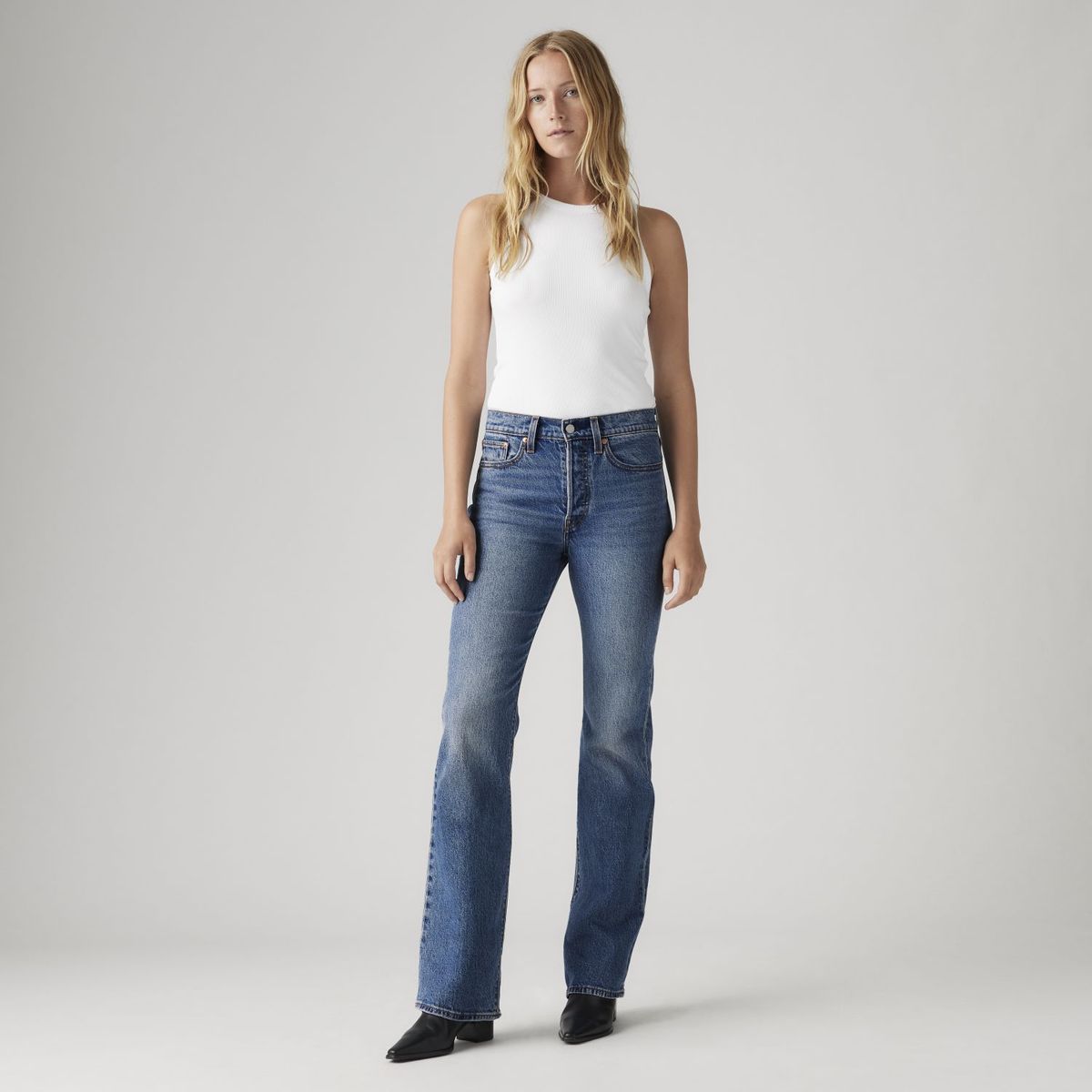 LEVIS - Jeans Mujer Wedgie Boot Azul Levis