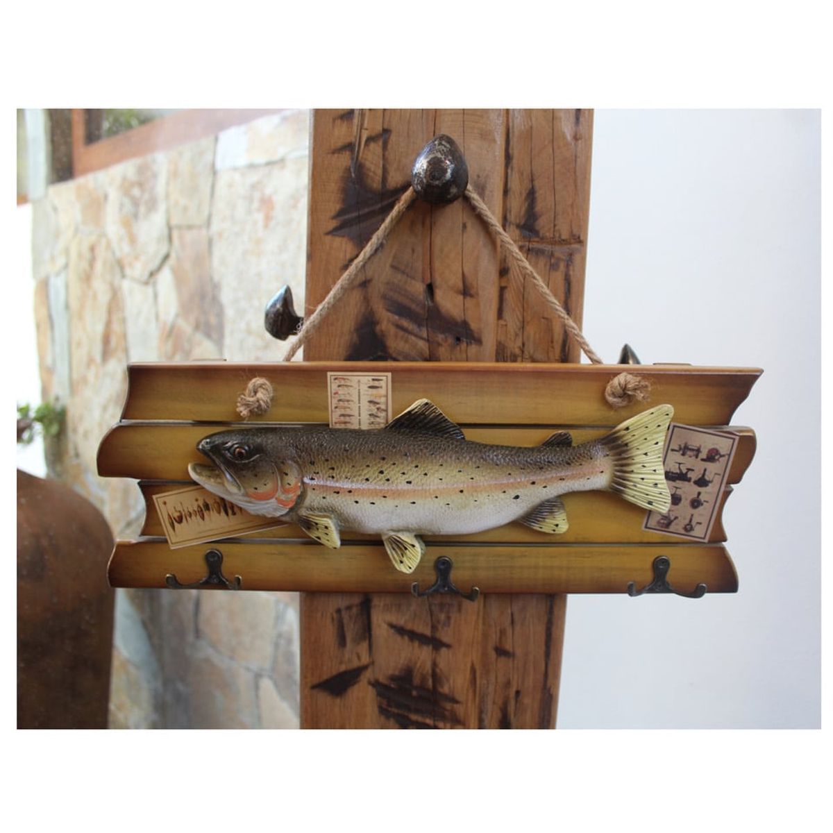 MONTREAL - Decoración Nautica Pesca Porta llaves Marina Pez