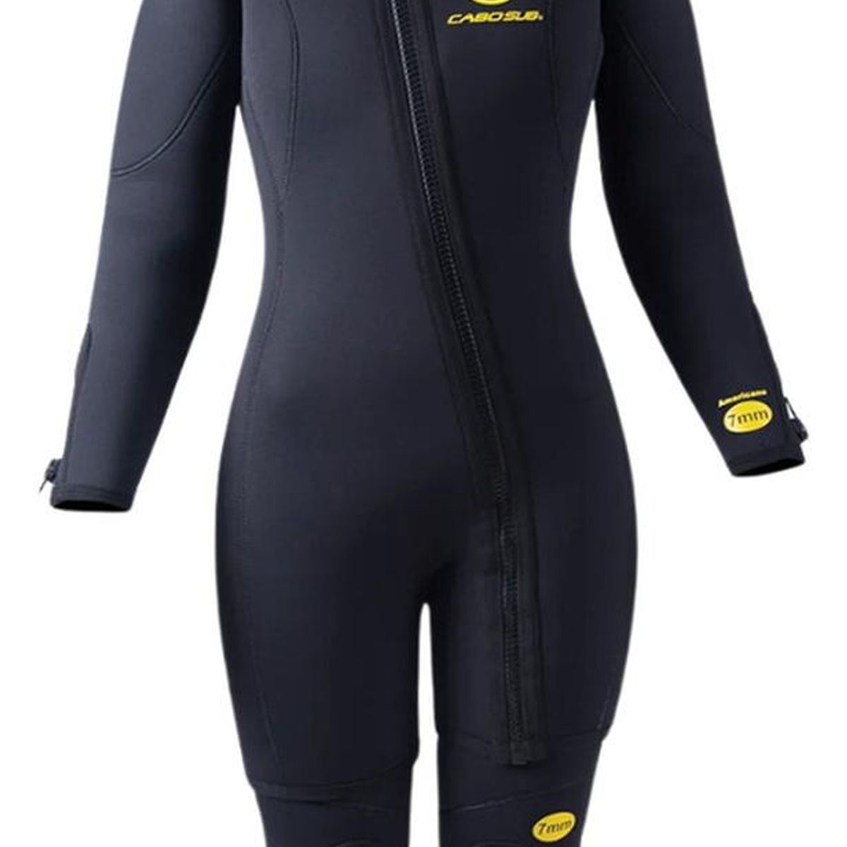 CABOSUB - Traje Buceo Mujer Americano 7mm - Negro - L