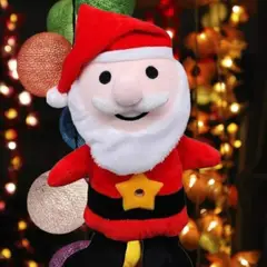 GENERICO - VIEJITO PASCUERO PELUCHE CON PROYECTOR DE LUZ Y MUSICA