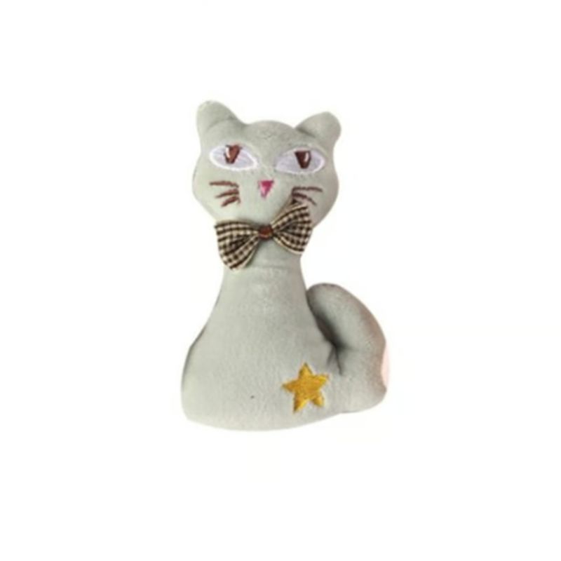 GENERICO - Juguete Para Gatos De Plush Con Corbatin Gris
