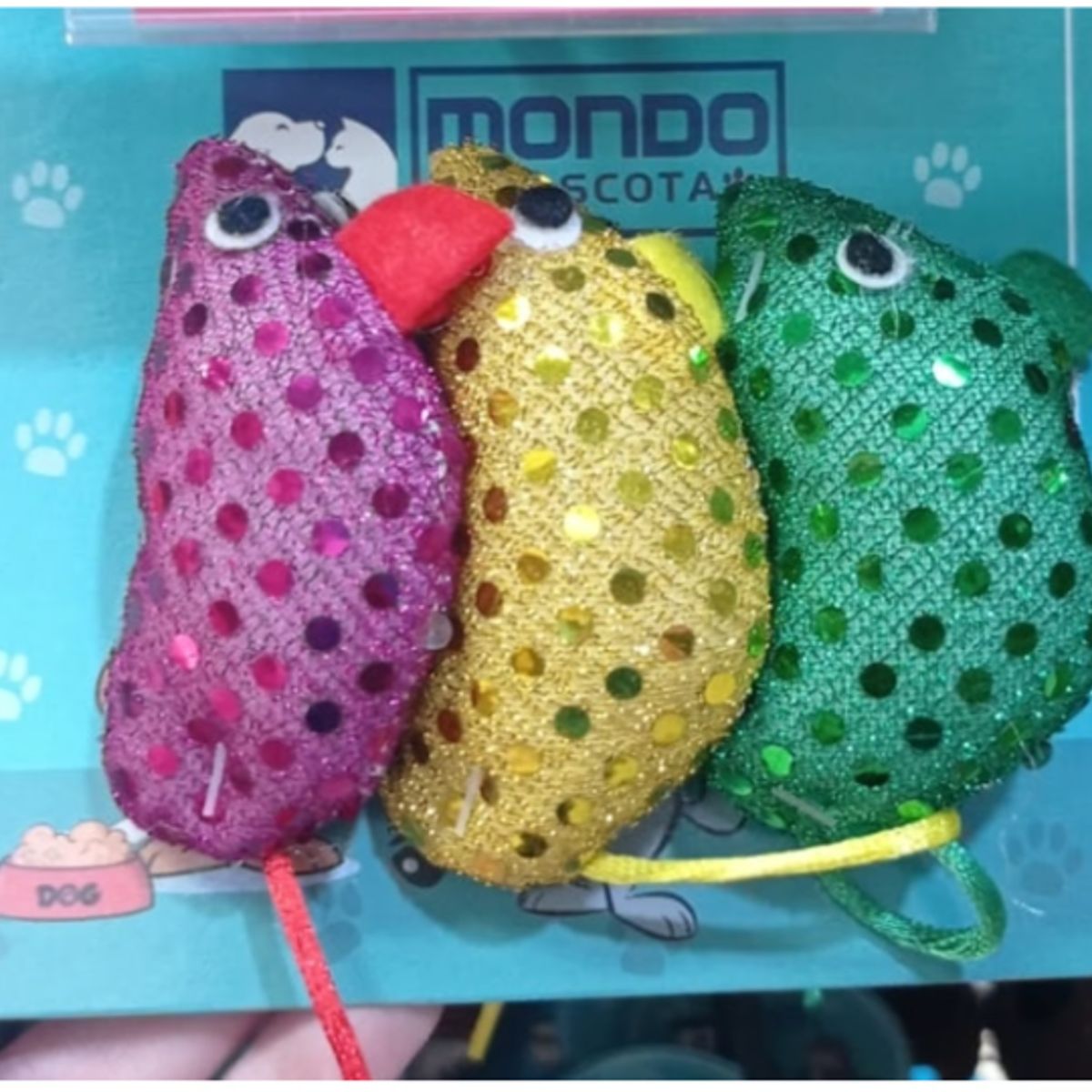 GENERICO - Juguete Raton De Peluche Para Gatos 3 Unidades