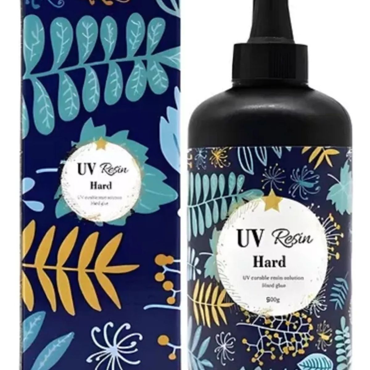 GENERICO - Resina Uv Cristal Curado Ultravioleta Bisuterías Joyas 500g…