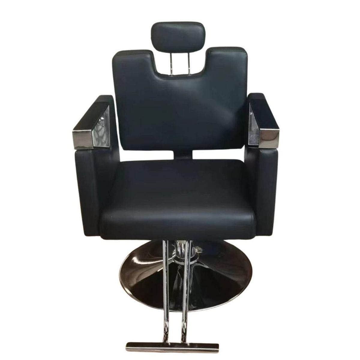 GENERICO - Sillón de Peluquería Elegant Black Reclinable - Negro