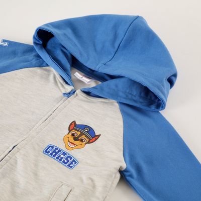 Imagen 2 del producto Poleron Con Gorro Niño Raglan Gris