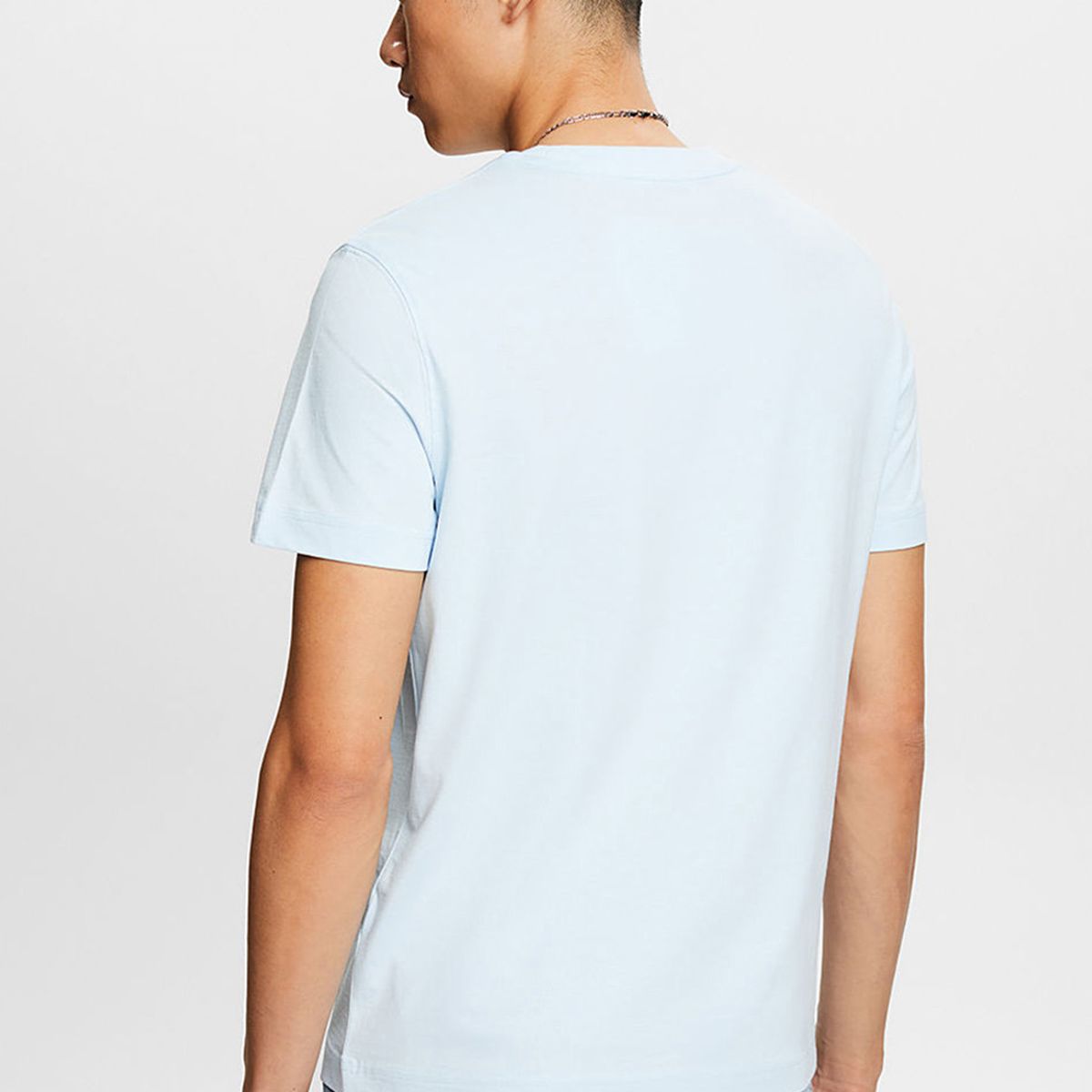 ESPRIT - Polera De Algodón Con Logo Esprit Hombre Esprit ESPRIT