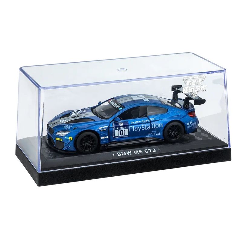 GENERICO - Autos Coleccion Bmw M6 Gt3 Escala 1 :44 Color Azul