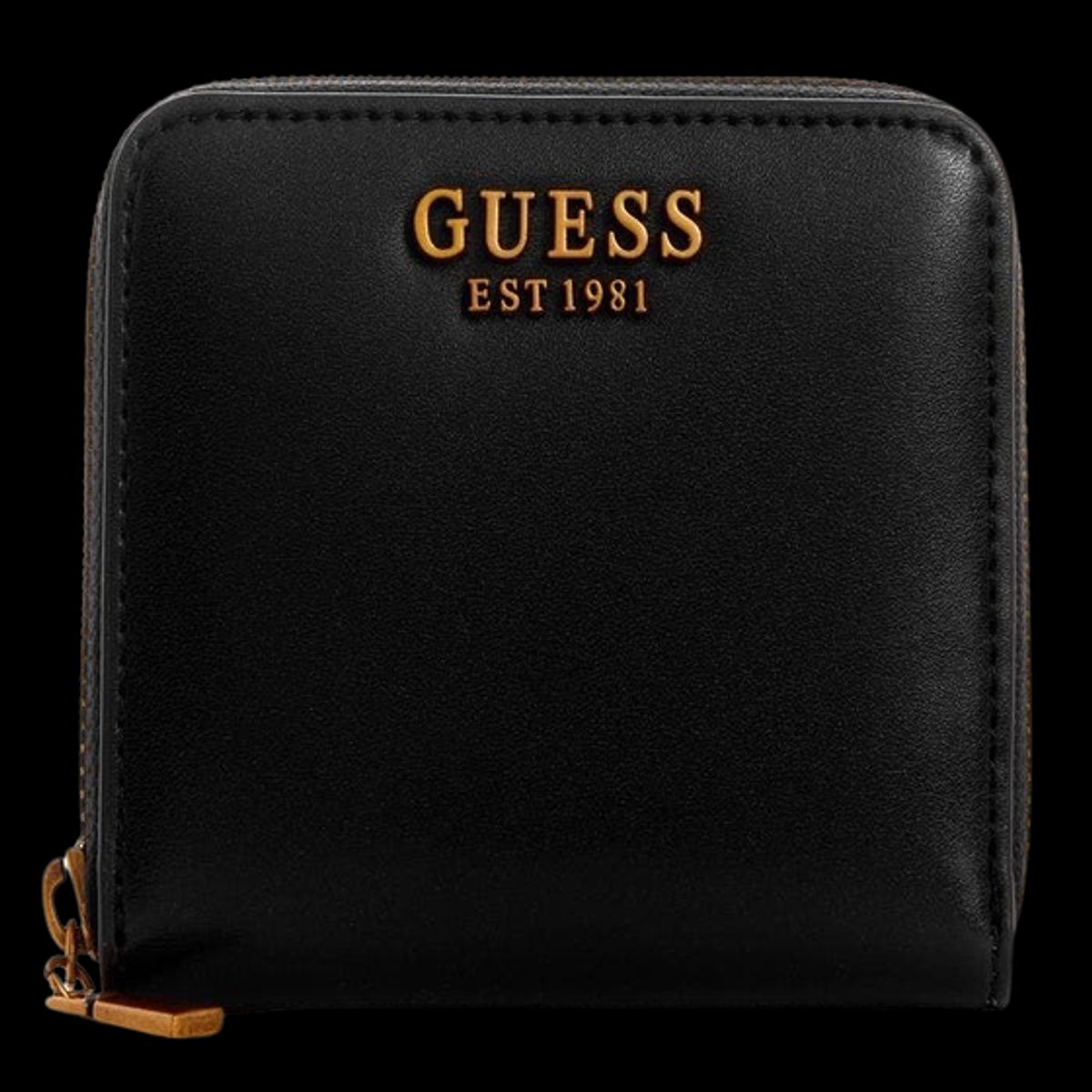 GUESS - Billetera Laurel Slg Small Zip Around Negro Guess