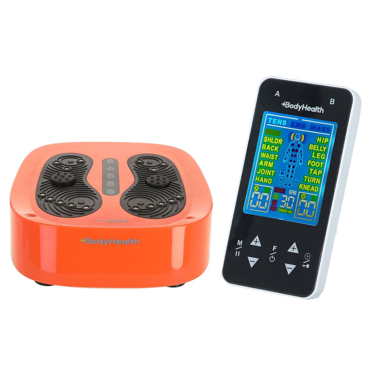BODYHEALTH - Pack Masajeador de Pies Legs Revit + Electro Estimulador Nopain FX