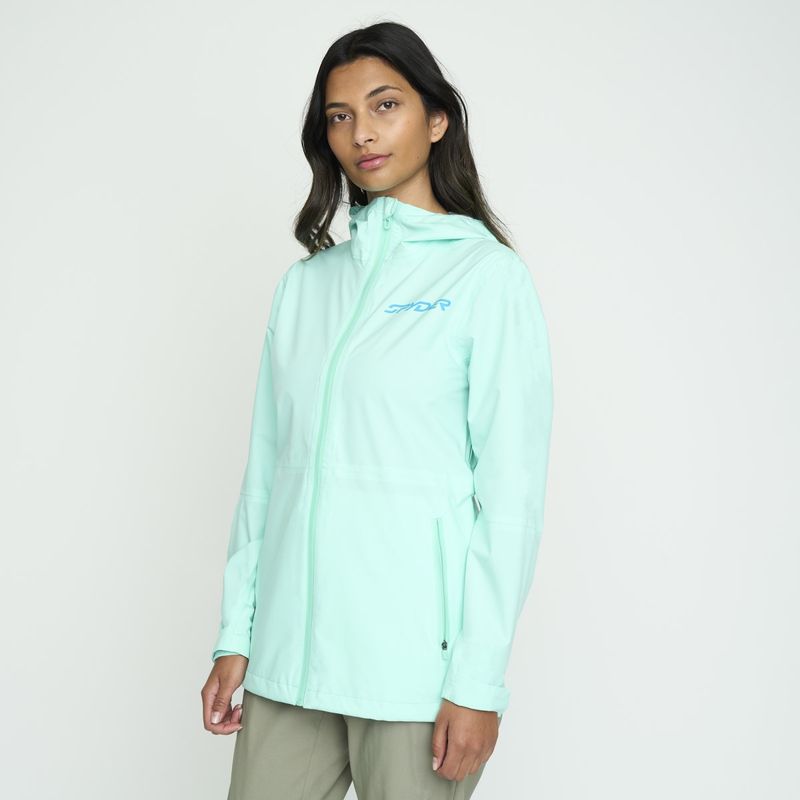 SPYDER - Chaqueta Spyder Hujan II Mujer Turquesa Impermeable