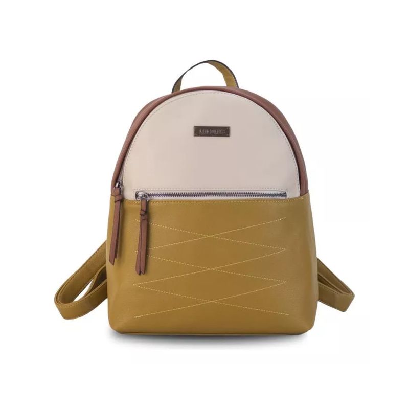 GENERICO - Mochila Doha Hueso Pistacho y Café Lincoln's - Cafe