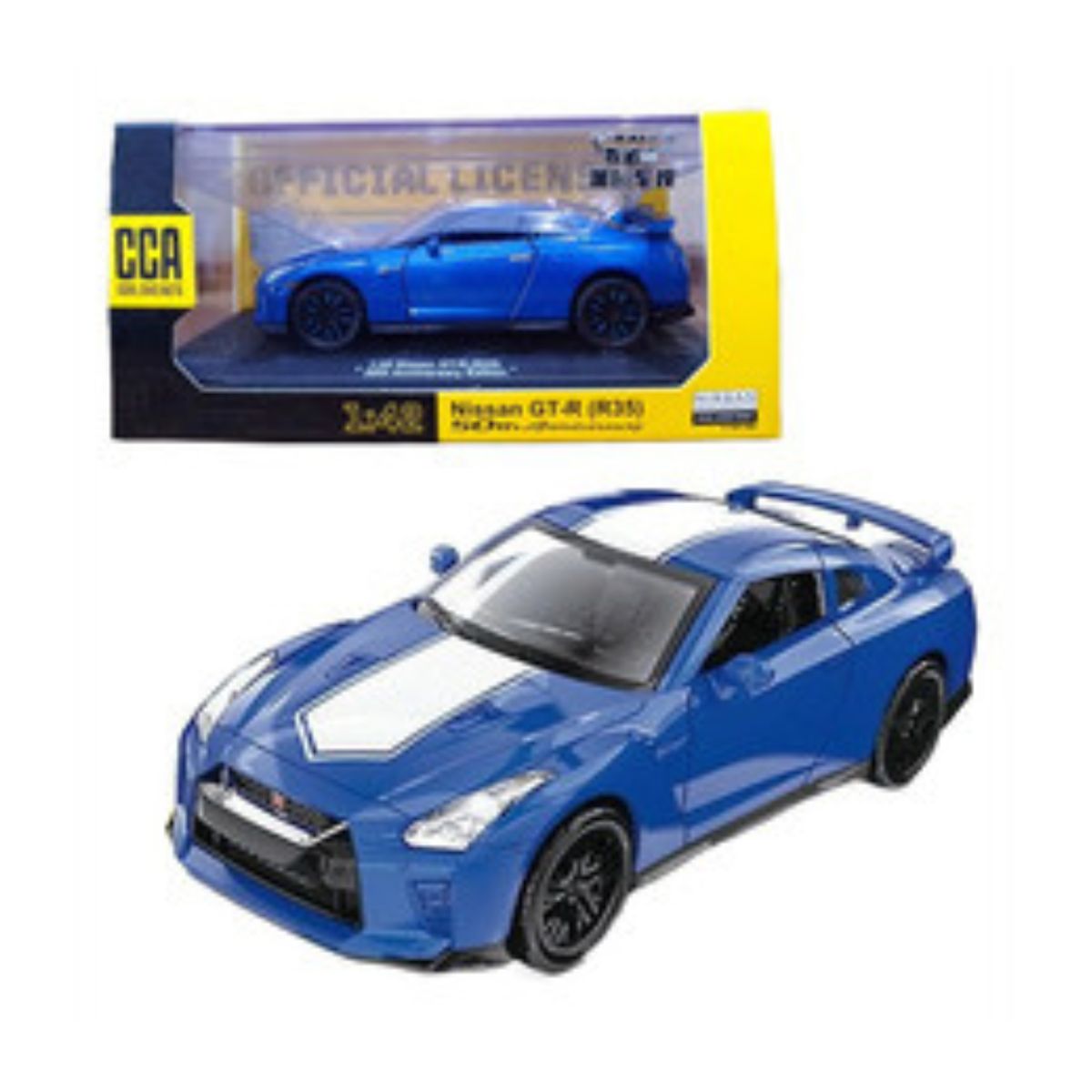 GENERICO - Autos Coleccion Nissan GT-R (R35) Escala 1 :42 Color Azul