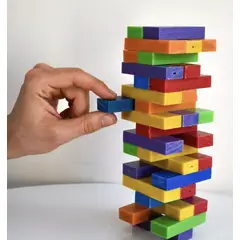 PASALO CHANCHO - Eco Ladrillo - Yenga De Colores - Juego De Mesa