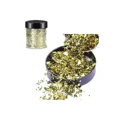 GENERICO - Escamas En Hoja Oro Papel Resina Epóxica Flake Uñas Foil