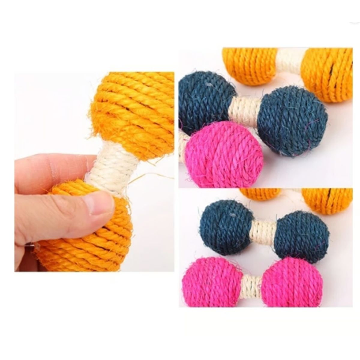 GENERICO - Mancuernas De Cuerda De Sisal Para Gatos Y Mascotas
