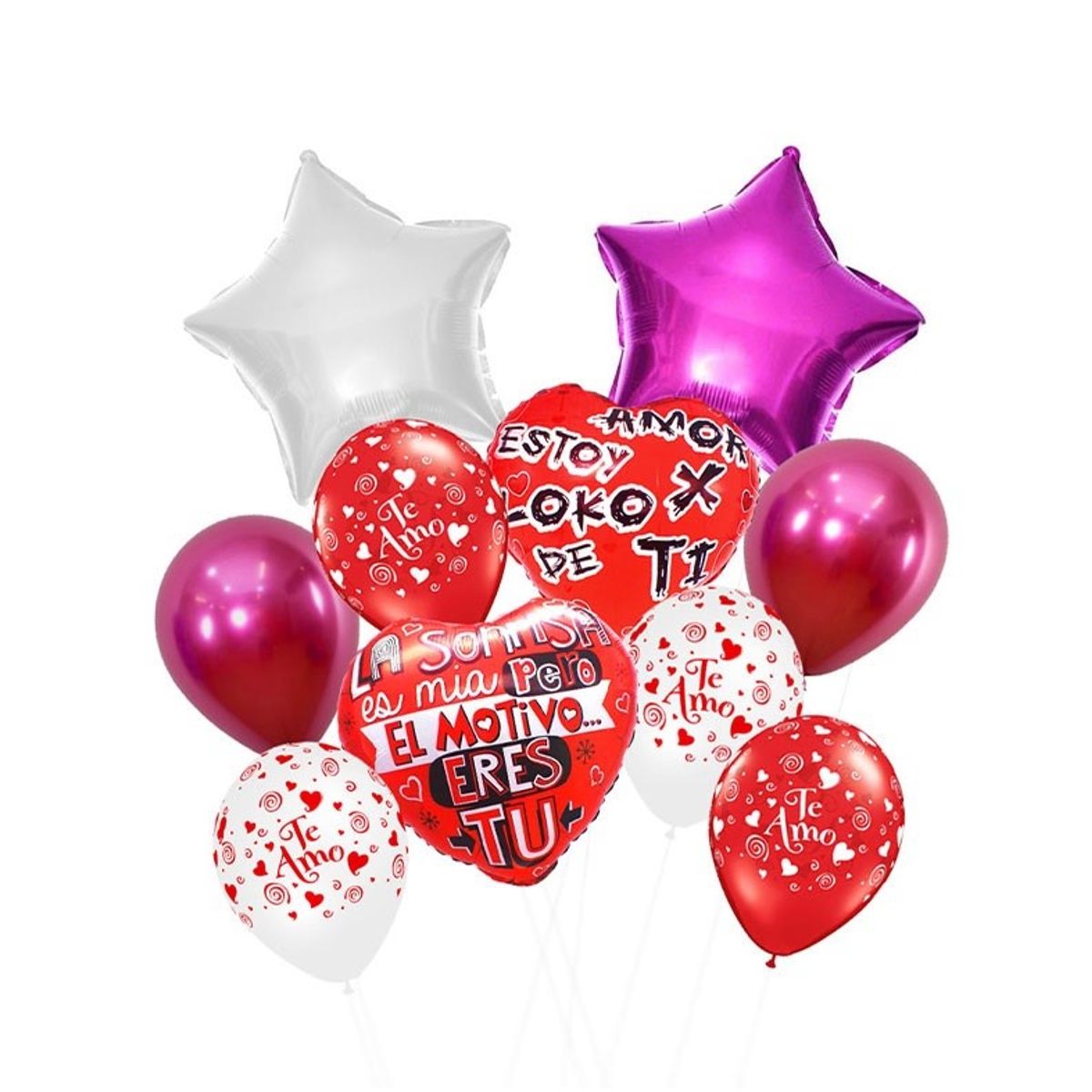 GENERICO - SET GLOBO METALICO LOKO X TI X1 SET