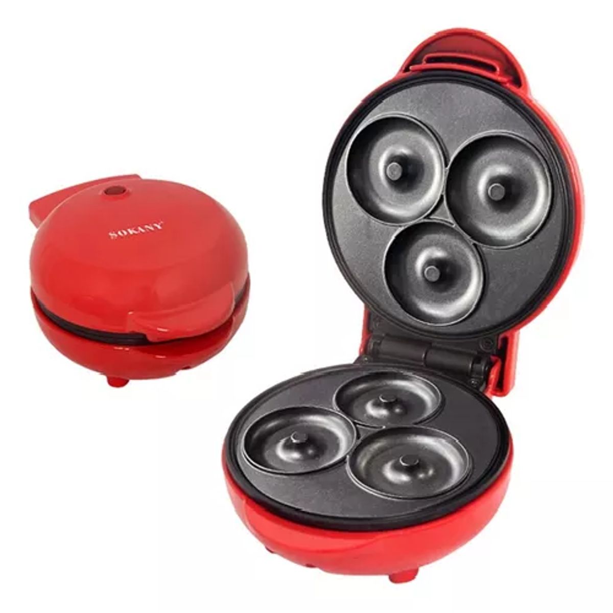 GENERICO - Maquina Para 3 Mini Donas Postres Donuts Antiadherente