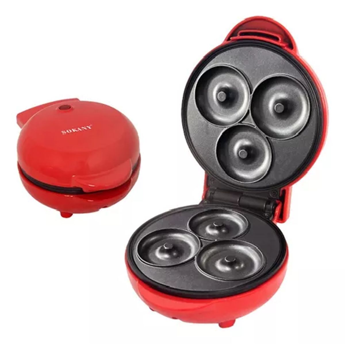 GENERICO - Maquina Para 3 Mini Donas Postres Donuts Antiadherente