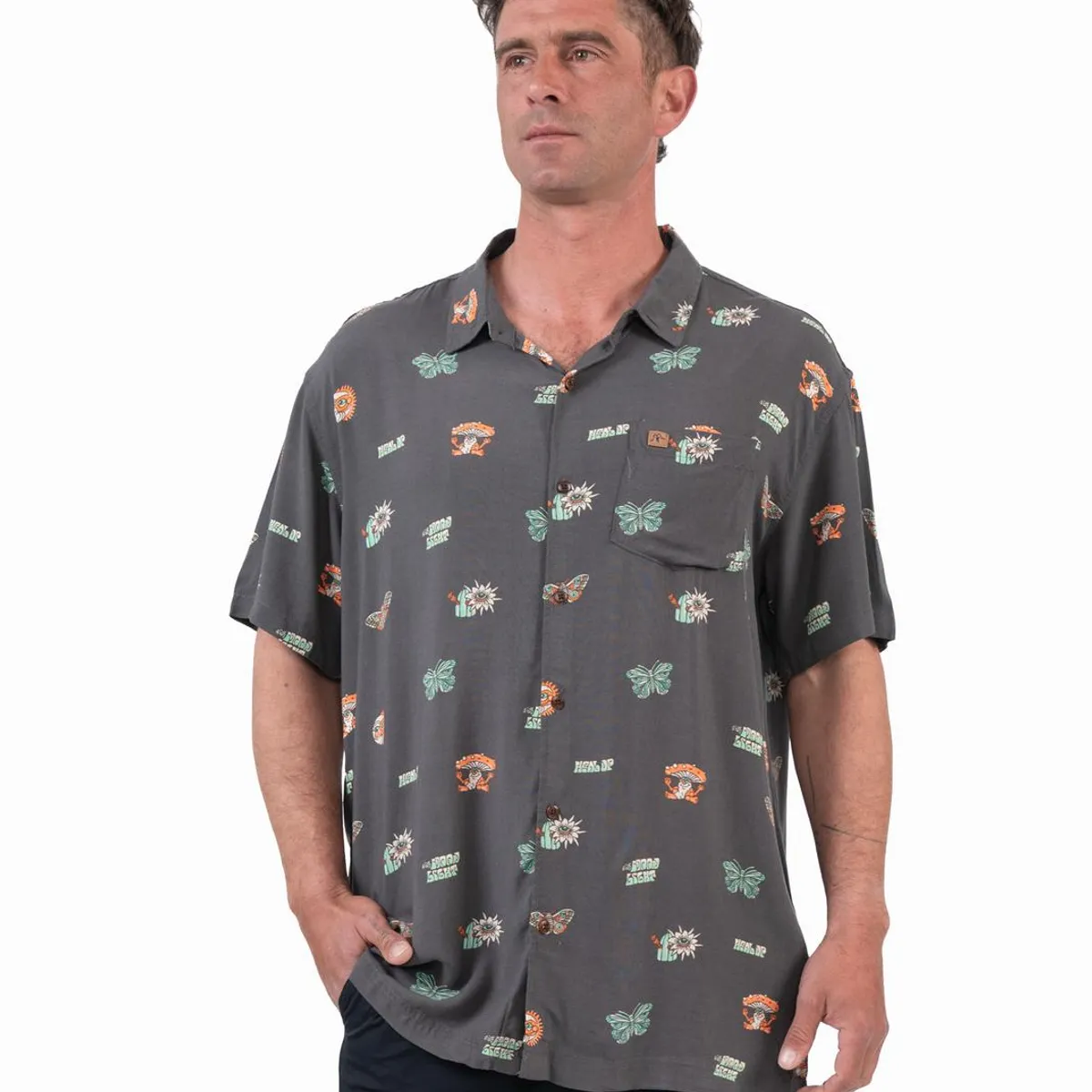 KAYA UNITE - Guayabera Misty Black