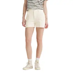 LEVIS - Shorts Mujer Carpenter Blanco