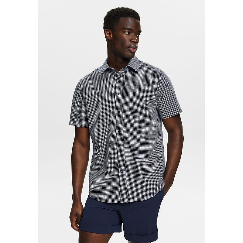 ESPRIT - Camisa Estampada De Manga Corta Hombre Esprit ESPRIT