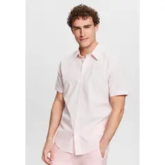 ESPRIT - Camisa Estampada De Manga Corta Hombre