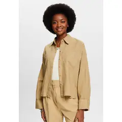 ESPRIT - Blusa Camisera Mujer