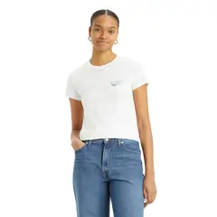LEVIS - Polera Mujer Regular Fit Blanco