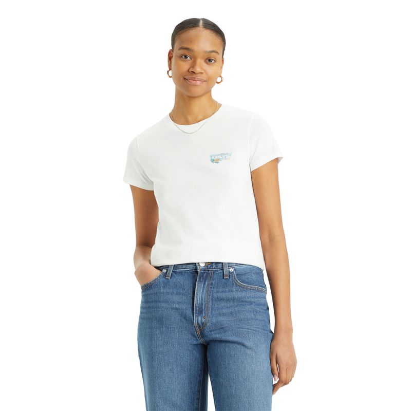 LEVIS - Polera Mujer Regular Fit Blanco Levis
