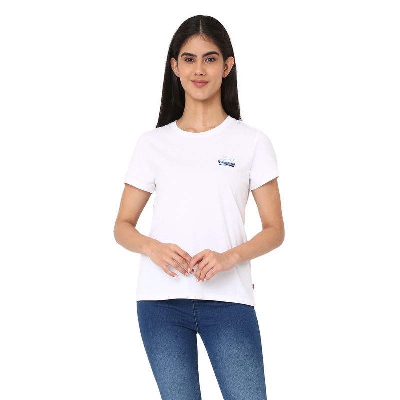 LEVIS - Polera Mujer Regular Fit Blanco Levis