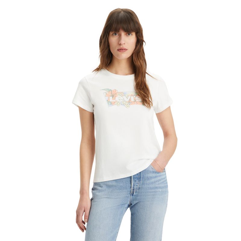 LEVIS - Polera Mujer Regular Fit Blanco Levis