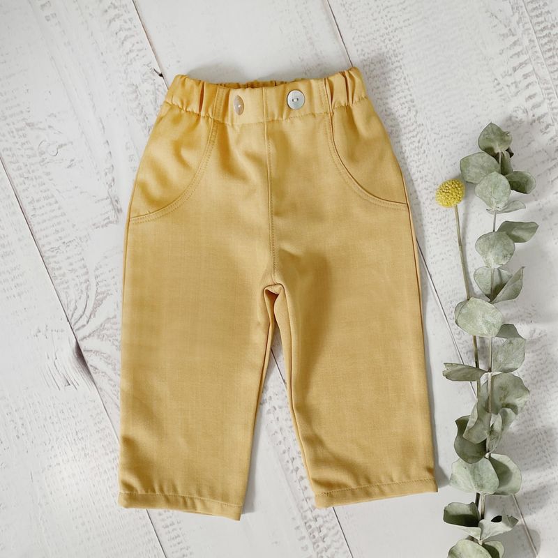 WAWABABY - Pantalón Wawa de bebe niña Bibi Lino