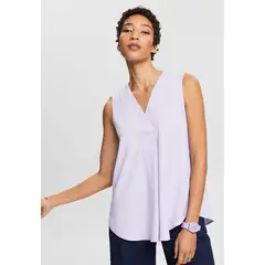 ESPRIT - Blusa De Cuello En V Mujer