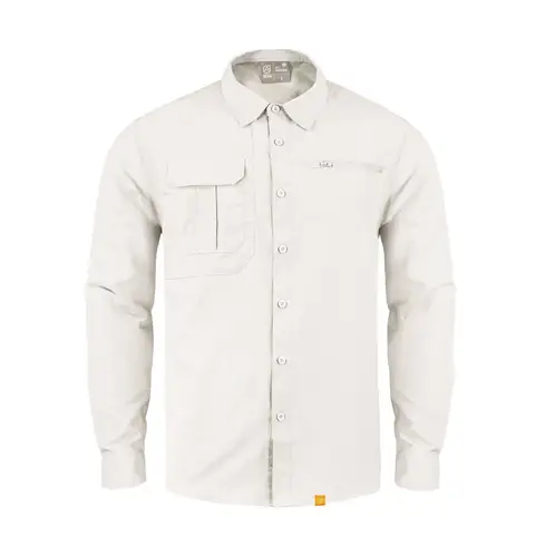 ABSOLUTE ZERO - Camisa Outdoor Lightwind Ripstop Blanco Invierno UV - Blanco