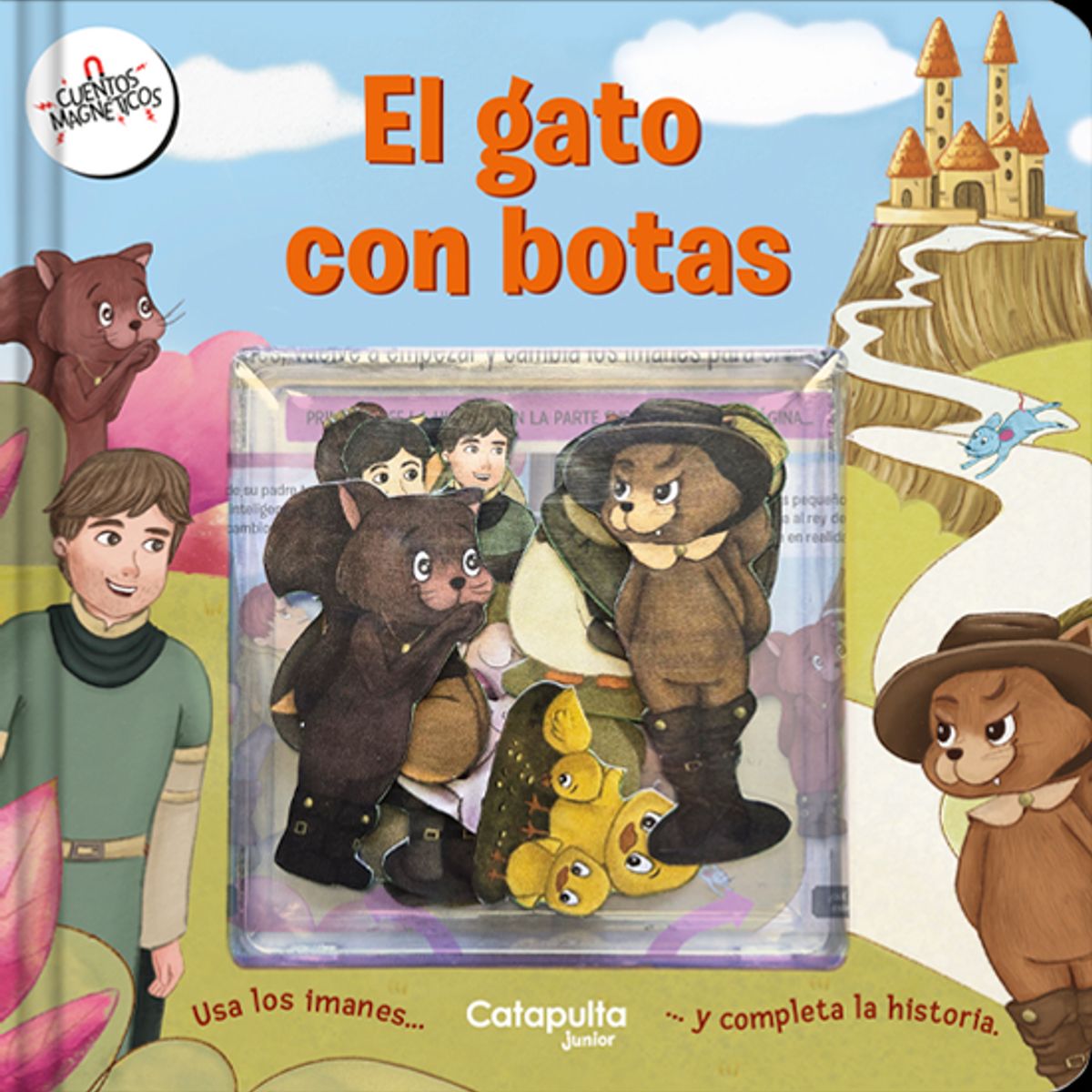 CATAPULTA - Libro Cuentos magnéticos: Gato con botas