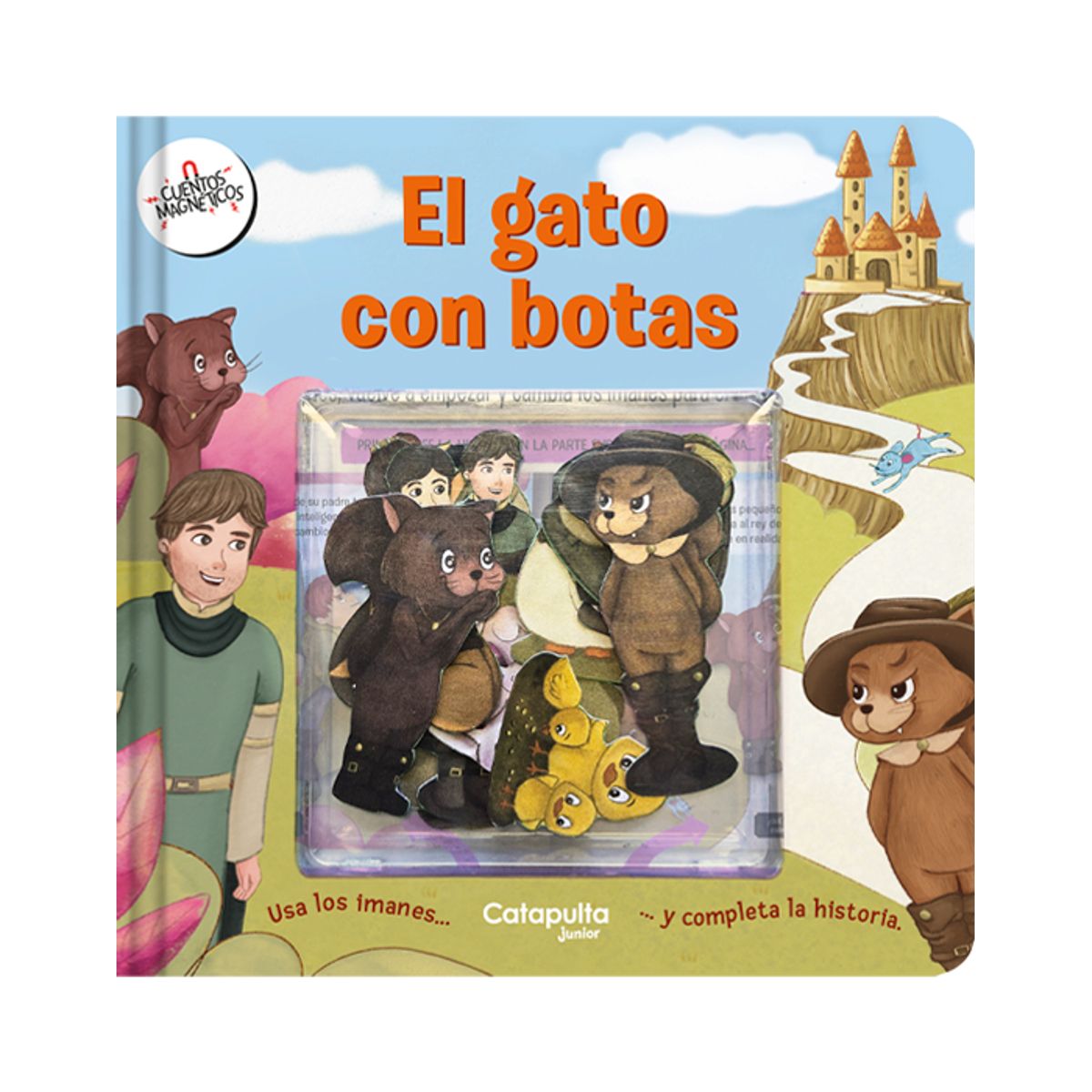 CATAPULTA - Libro Cuentos magnéticos: Gato con botas