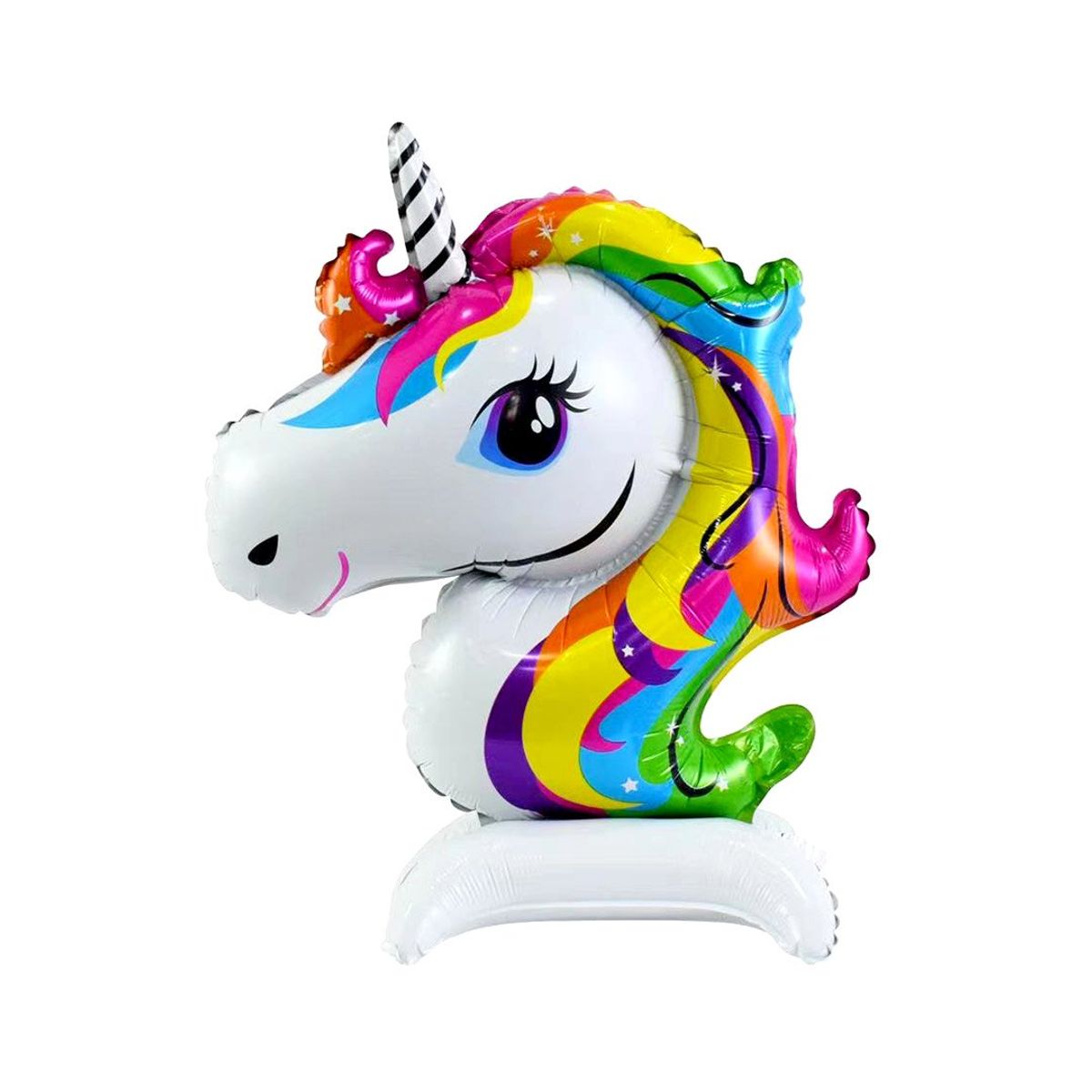 GENERICO - GLOBO METALICO 45X34 MINI UNICORNIO X1 UNI