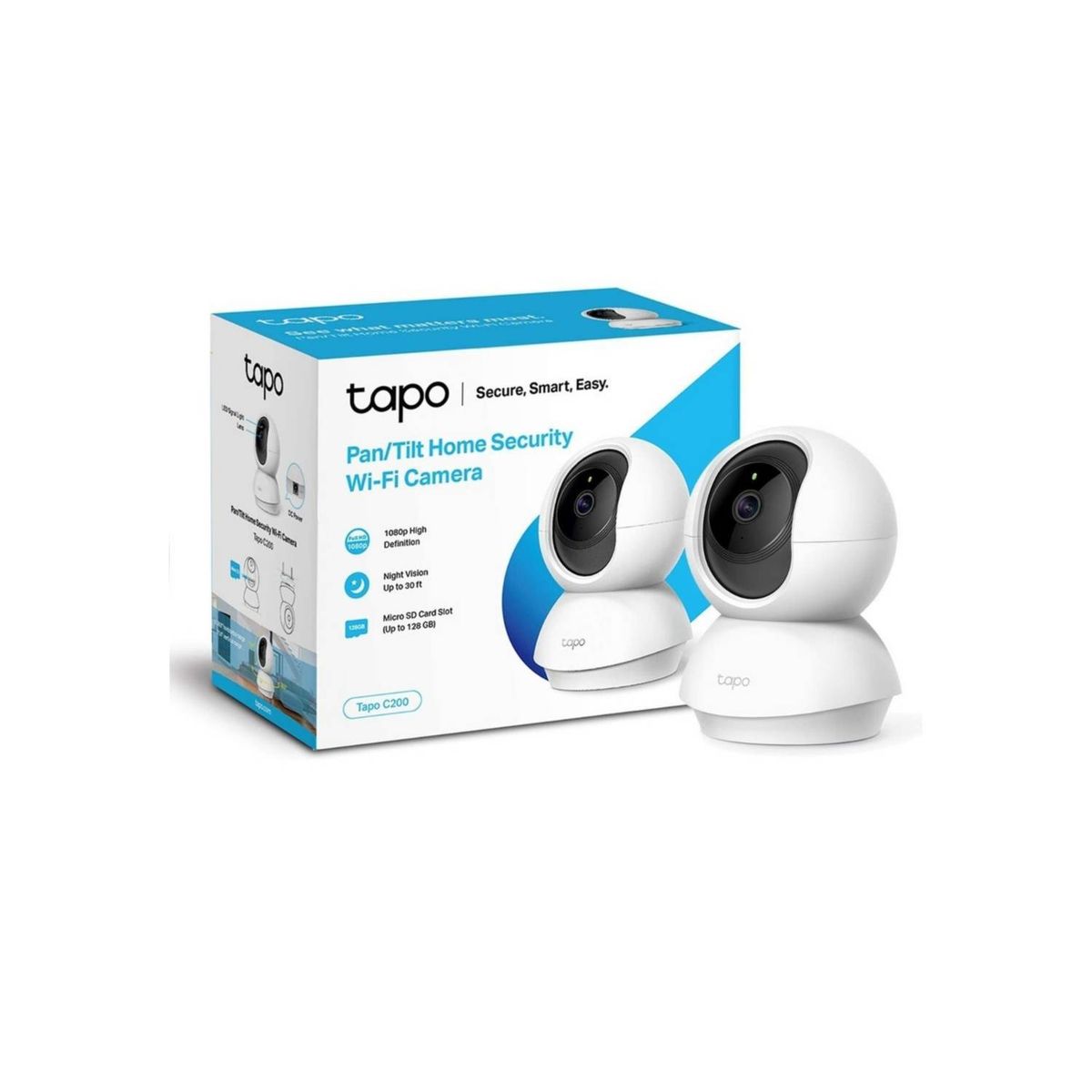 TP LINK - Cámara Wi-Fi Vigilancia 360º Tapo C200 Tp-Link
