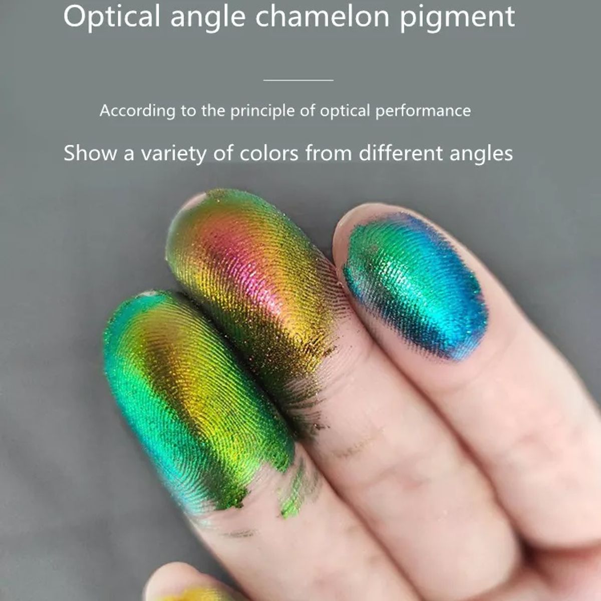 GENERICO - Pigmento Polvo Para Uñas Chameleon Flakes 12pcs