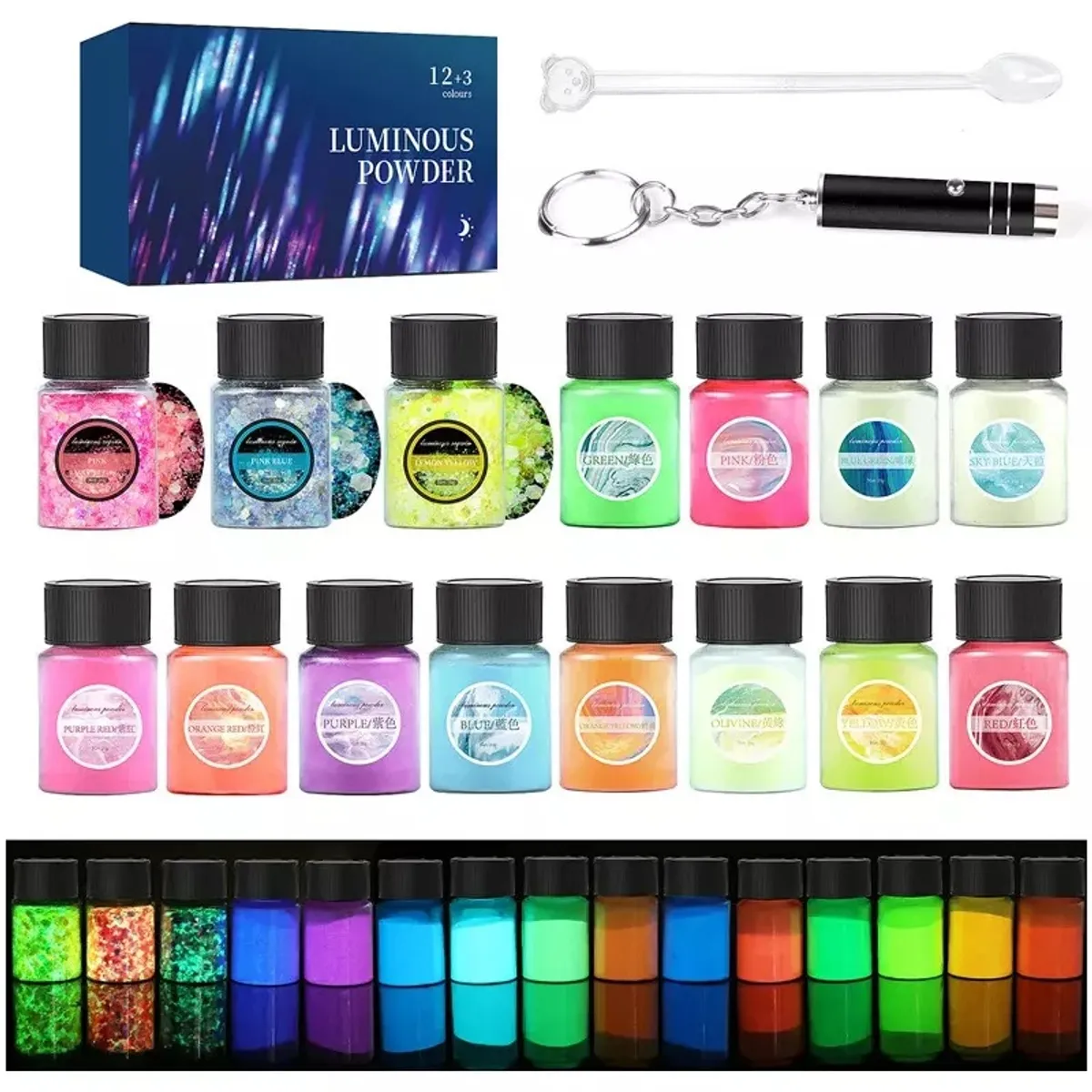 GENERICO - Colorante Para Vela Y Jabón Pigmento 12y3 Colores Fluor