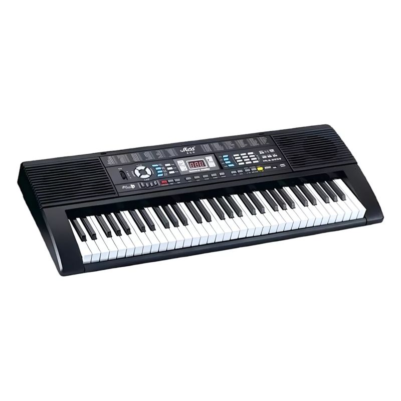 GENERICO - Teclado 61 Teclas Piano Mls-6639 Teclado Musical Color Negro