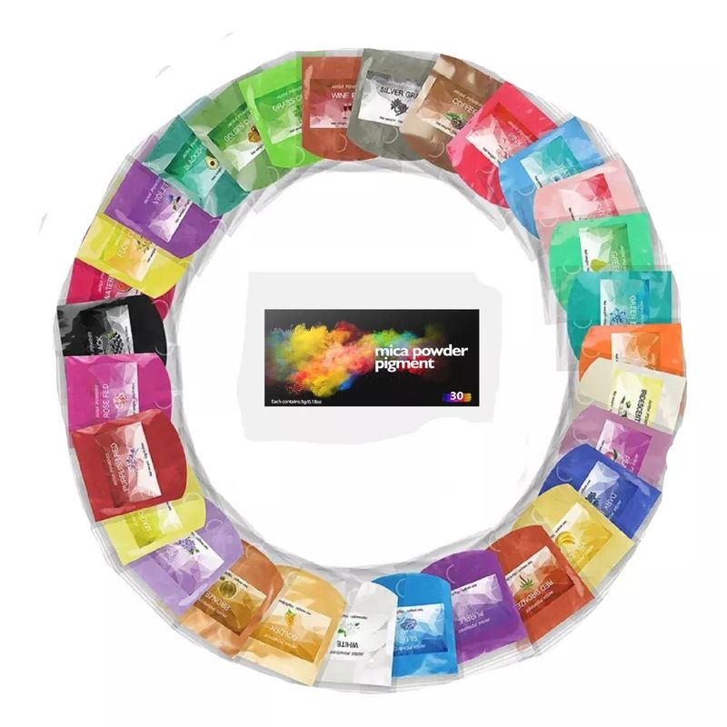 GENERICO - Pigmento Polvo Resina Uv30 Colores Perlado Mármol Brillante