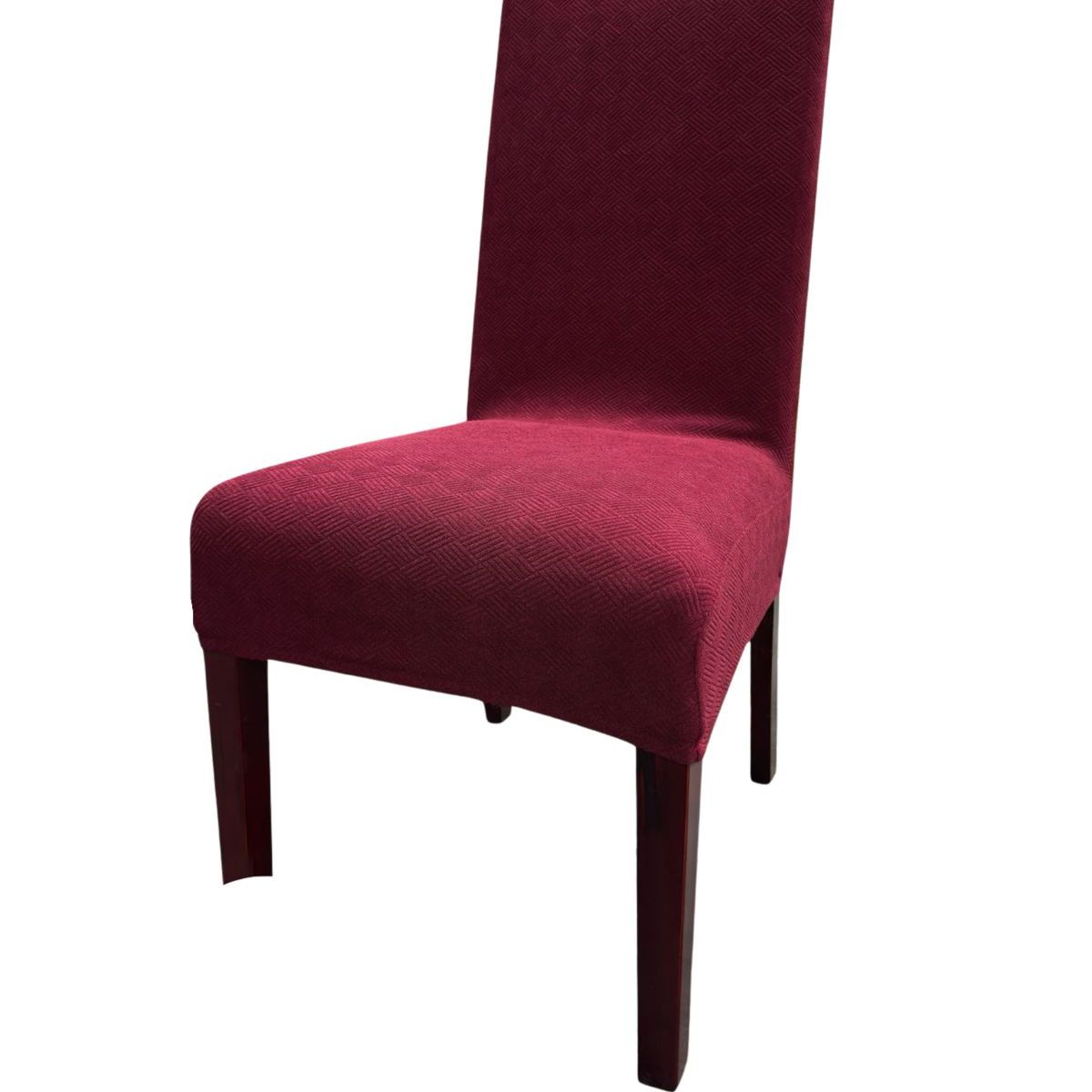 GENERICO - PACK DE 6 FUNDAS CUBRE SILLAS DE COMEDOR  BURDEO
