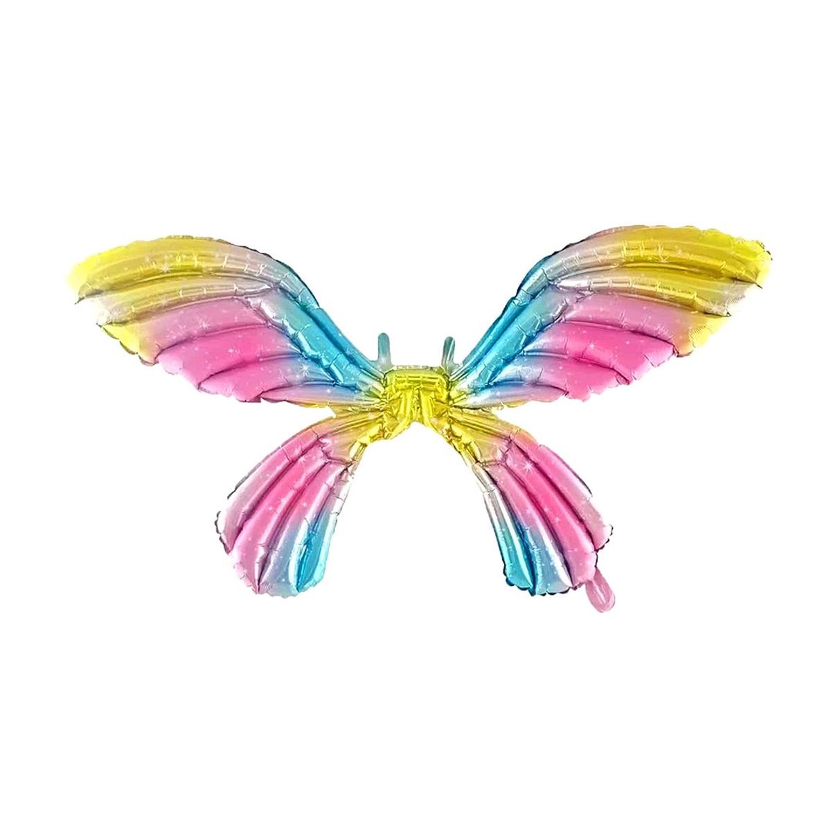 GENERICO - GLOBO METALICO ALAS MARIPOSA 72X100 PASTEL MULTI X1 UNI