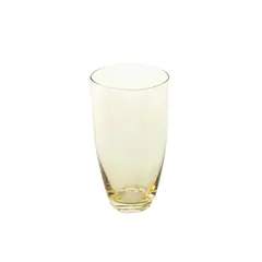 DECO EXPRESS - Set 6 Vasos Gota alto ambar