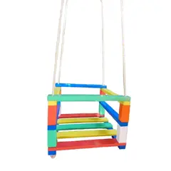 GENERICO - Columpio De Madera Multicolor