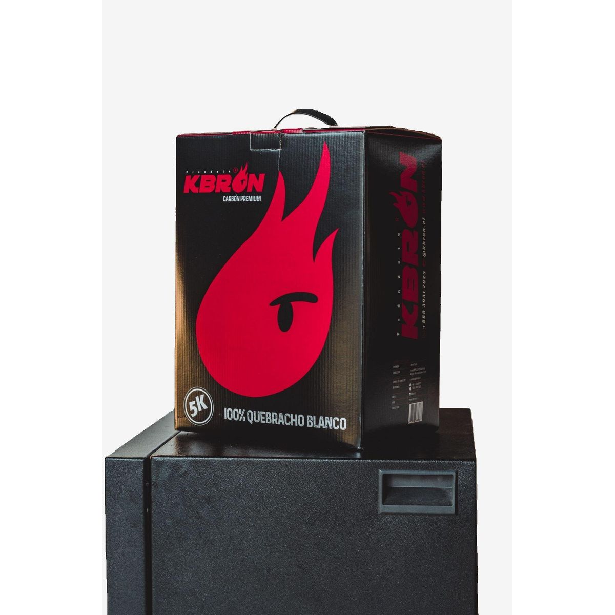 GENERICO - Carbón Quebracho Blanco Argentino en Caja Premium 5kg Kbron