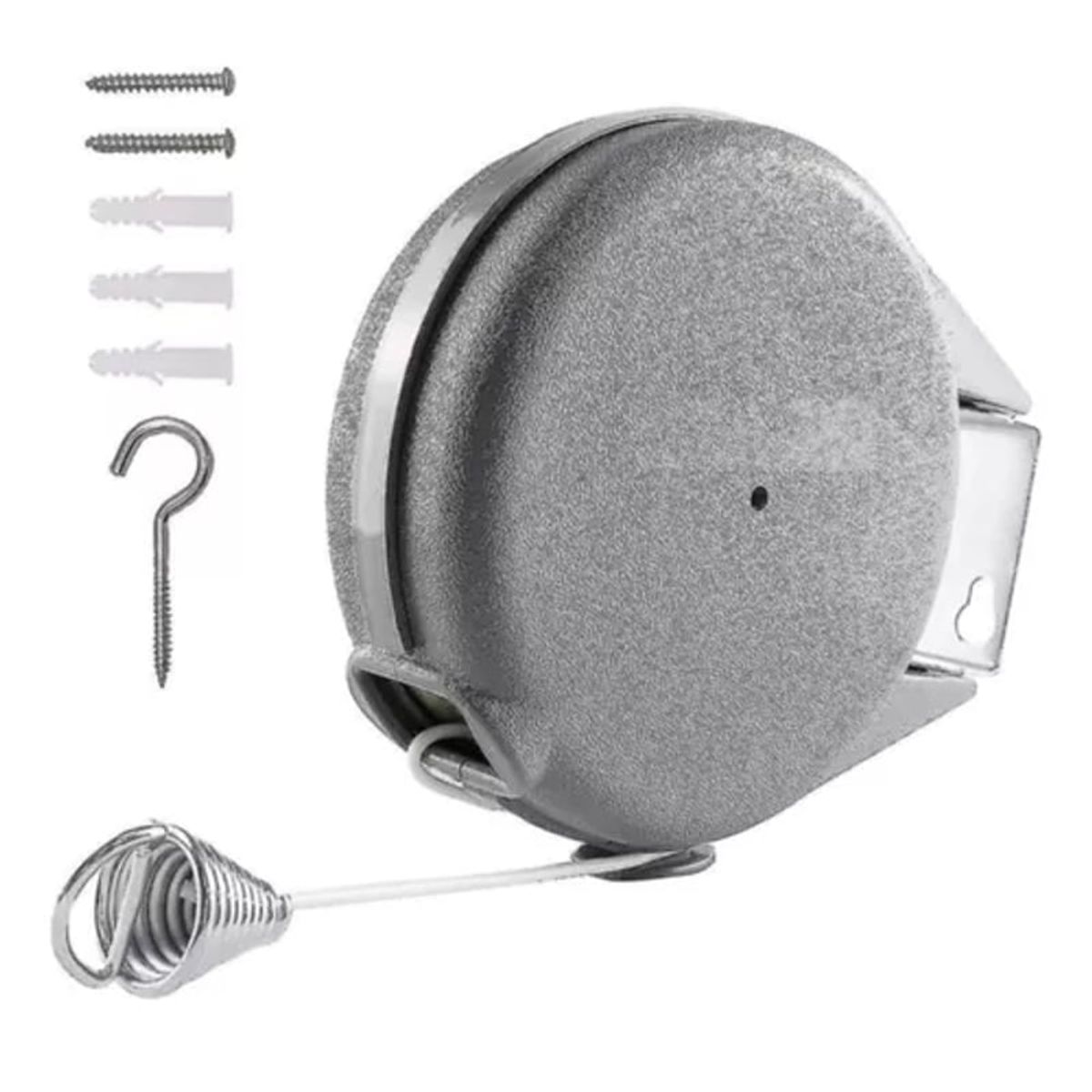 GENERICO - Tendedero Retractil Ropa Colgador Logia Acero Inoxidable