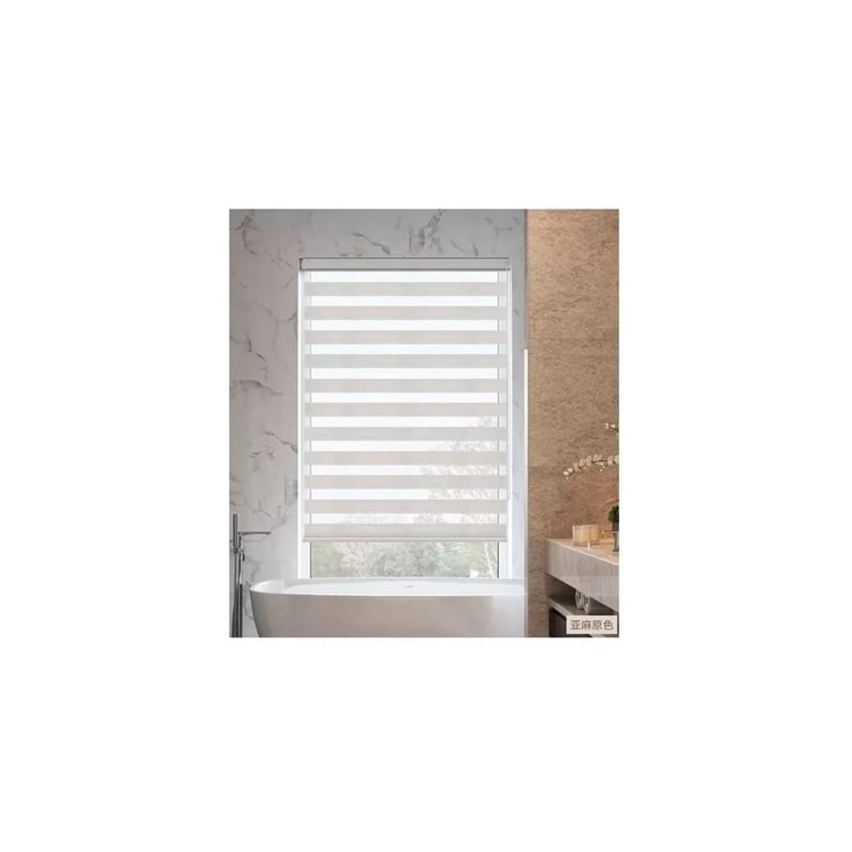 GENERICO - Cortina Roller Duo 120x200 Impermeable Y Resistente Al Moho