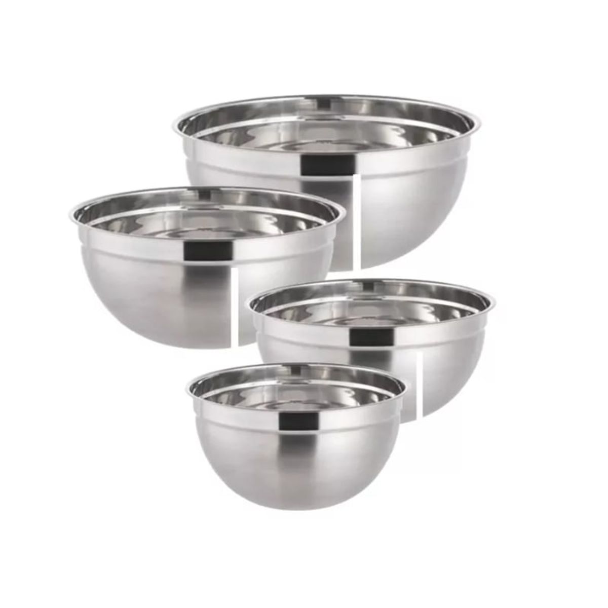 GENERICO - Pack 4 Bowls Repostería Cocina Ensaladas 20-24-28-32 Cm